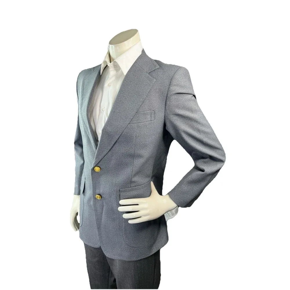 Vintage 70s JC Penny Blazer Mens 38L  Classic Retro Stretch